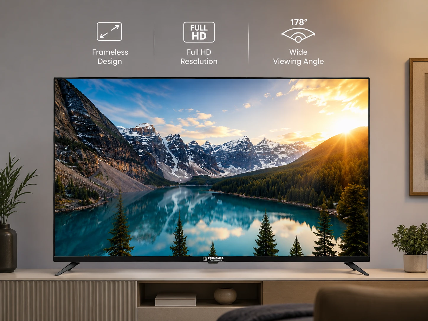 Premium Frameless Design