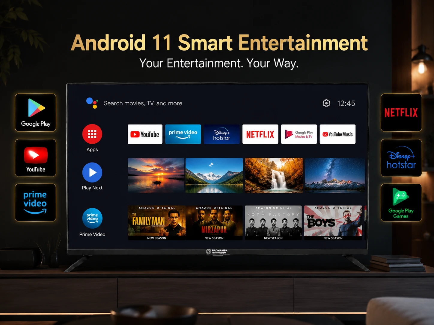 Android 11 Smart Entertainment